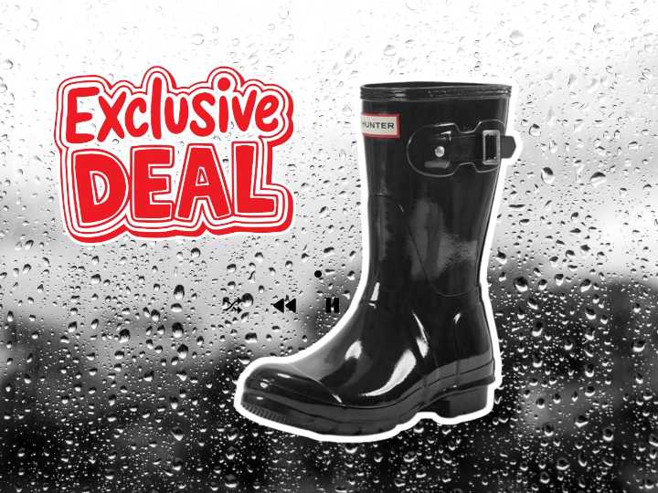 Target has Hunter boots on sale for $85, instead of $160 right now