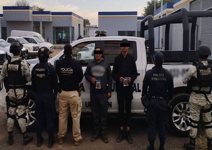 Trancazo al crimen en Michoacán: detienen a cuatro criminales y aseguran una presunta bomba