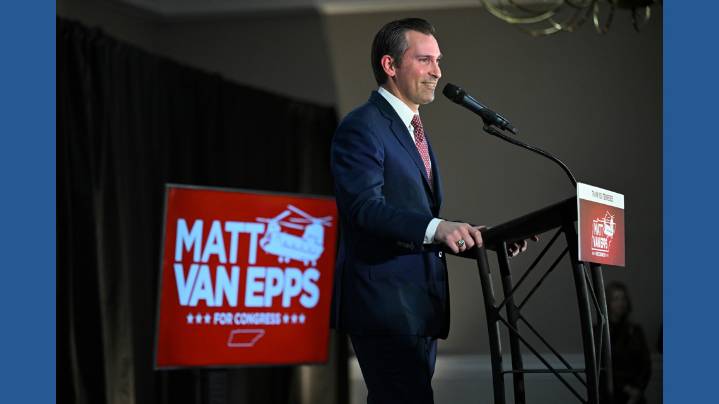 Trump-backed Republican Matt Van Epps wins US House special election in Tennessee
