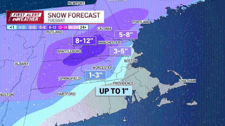 Winter storm blasts Northeast: How much snow will Mass., NH get?
