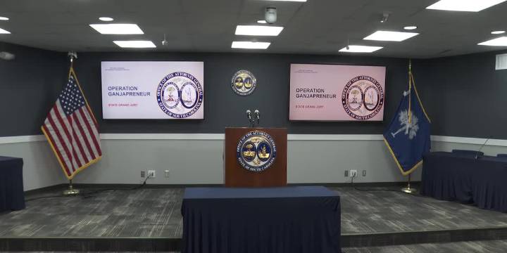 WATCH: AG Alan Wilson announces 12 arrests in the Midlands as a result of Operation ‘Ganjapreneur’