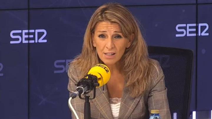 Yolanda Díaz será entrevistada este lunes en 'Hora 25', con Aimar Bretos