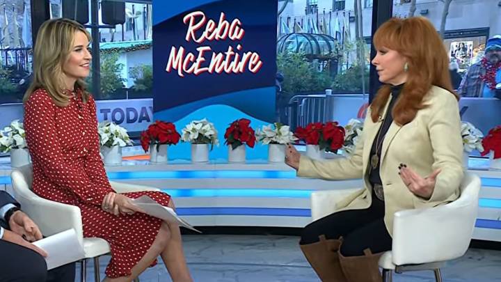 Reba McEntire interrupts Today's Savannah Guthrie over mishap about marital status