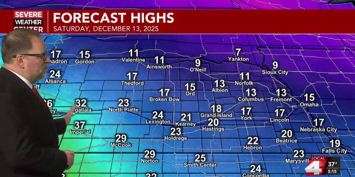 Temperatures take another tumble with the prospect of snow for some this weekend