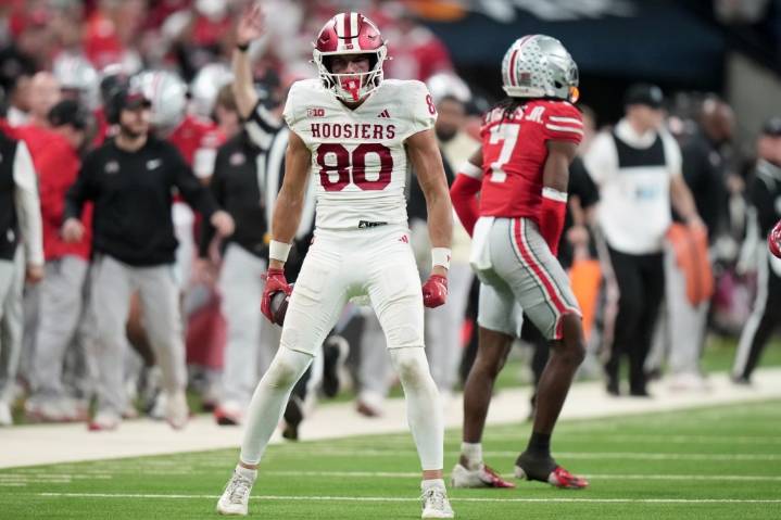 Indiana gets top seed for College Football Playoff; Ohio State, Georgia, Texas Tech among top 4