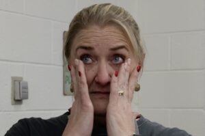 Teacher surprised with gift from a Secret Santa following devestating house fire