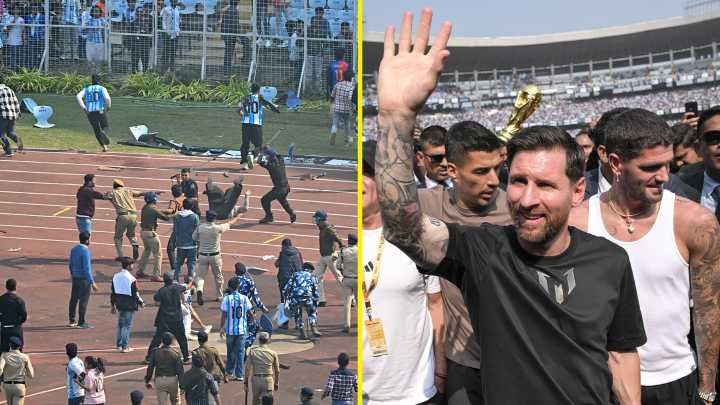 'Deeply disturbing' - Police forced to intervene as Lionel Messi visit descends into chaos