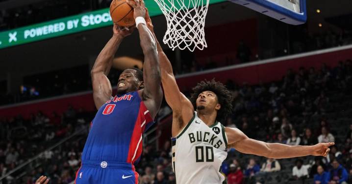 Cunningham and Duren lead Pistons to rare victory over Bucks, 124