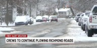 Crews to continue plowing Richmond roads