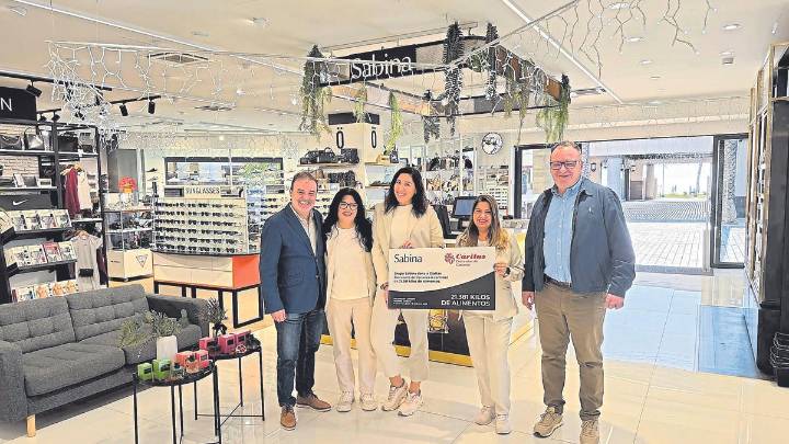 Grupo Sabina dona más de 21.000 kg de alimentos a Cáritas