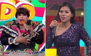 Tiktoker Moca sorprende a la Chola Chabuca al confesarle su verdadera edad en pleno programa: “Se te ve más madura”