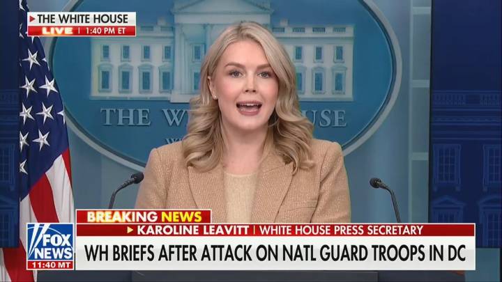 Leavitt: National Guard Shooting Shows Trump’s Mass Deportations Must Continue