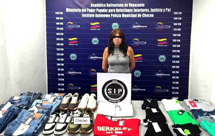 Atrapada mujer que hurtaba en comercios de Caracas
