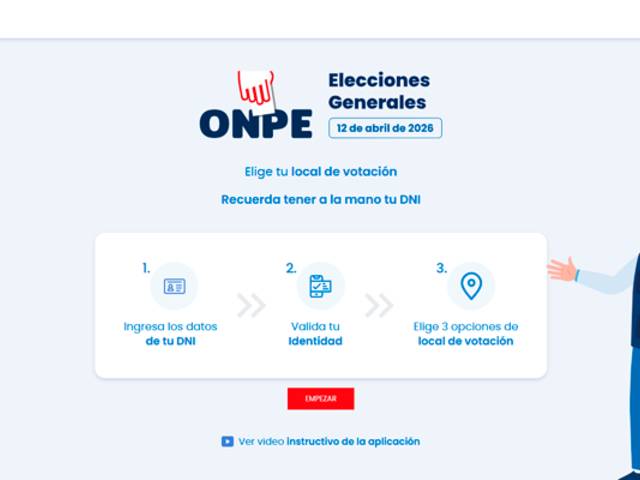 Elecciones 2026: LINK y guía para elegir el local de votación