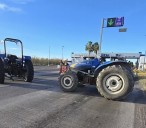 Agricultores toman la caseta de Saucillo; mantienen un carril por sentido con cobro, pero podría liberarse