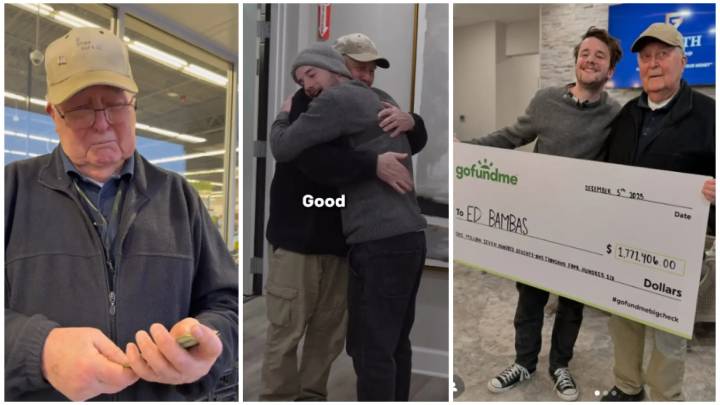 Un hombre viudo de 88 años que seguía trabajando para salir adelante recibe una donación millonaria