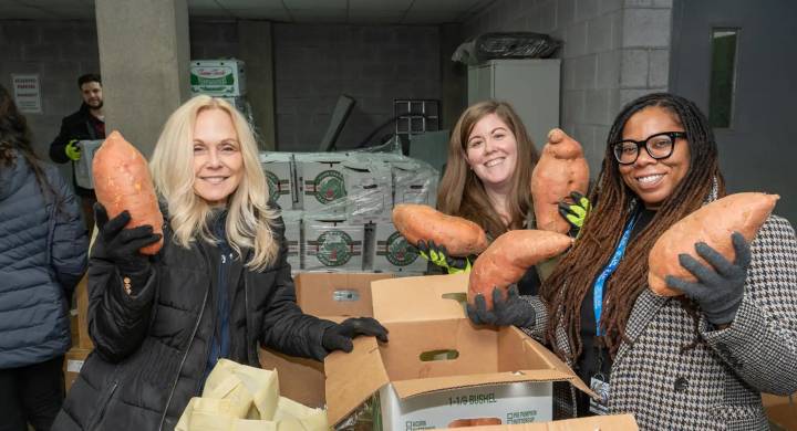 RWJBarnabas Health delivers over 37 tons of produce and thousands of turkeys to feed New Jersey families