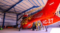 Presentan el nuevo helicóptero HC-27: Reforzará el combate a incendios forestales en la Región de O'Higgins