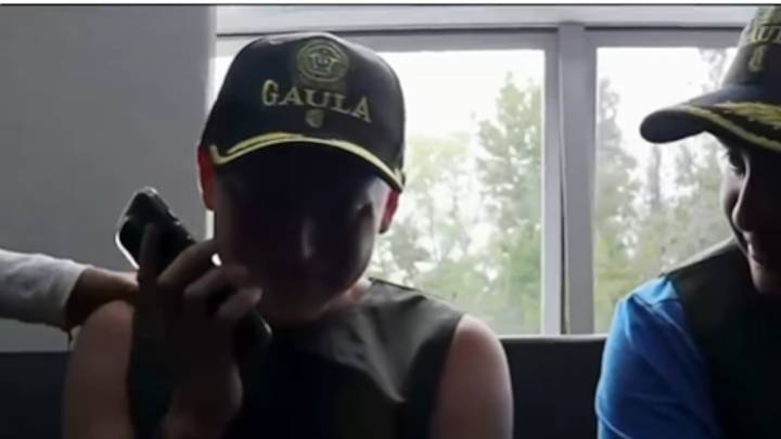 Miguel Ayala habló con su padre a los pocos minutos de haber sido liberado