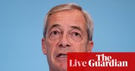Farage says deal with Tories ‘as they are’ would cost Reform UK votes, as he denies election pact