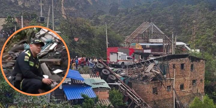 El héroe detrás del dramático rescate de un bebé de 23 meses después de que una tractomula aplastara su casa