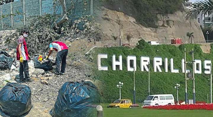Municipio de Lima confirmó que se retiró más de 4 toneladas de residuos de importante zona de Chorrillos