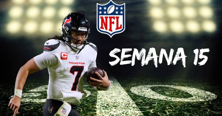NFL Semana 15: Fechas, horarios y dónde ver todos los partidos en vivo en México