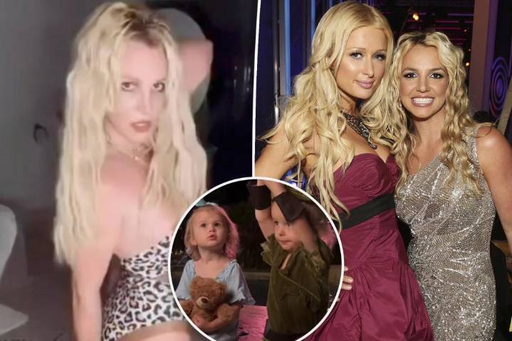 Britney Spears reunites with former party pal Paris Hilton after worrying her family with erratic behavior
