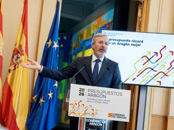 Aragón presenta un presupuesto récord de 9.145 millones para 2026
