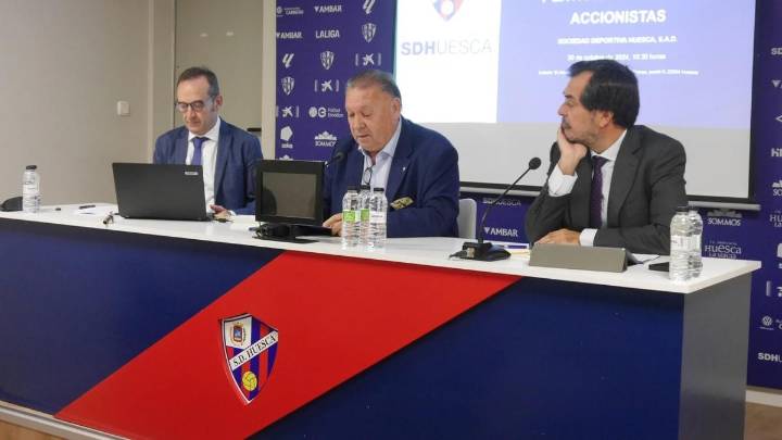 La SD Huesca registra pérdidas, pero reduce el déficit y proyecta beneficios para el próximo año