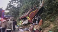 At least nine dead, 22 injured as bus falls off road in Andhra Pradesh