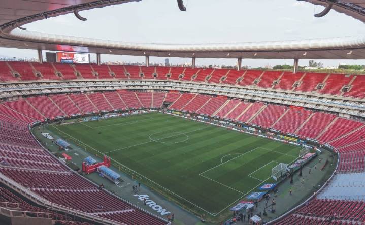 El Estadio Akron, casa de las Chivas, listo para recibir los clasificatorios del Mundial 2026