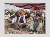 Major Protest Across Punjab: Farmers block railway tracks in statewide Rail Roko’ stir [ FULL VIEW ]