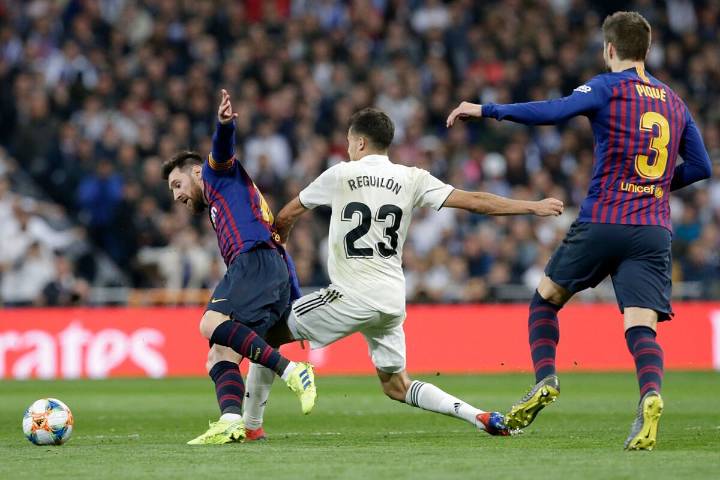 El día que Reguilón, futuro compañero de Messi en Inter Miami, se peleó con Leo y Luis Suárez en un Clásico: "Tú sí que eres feo"