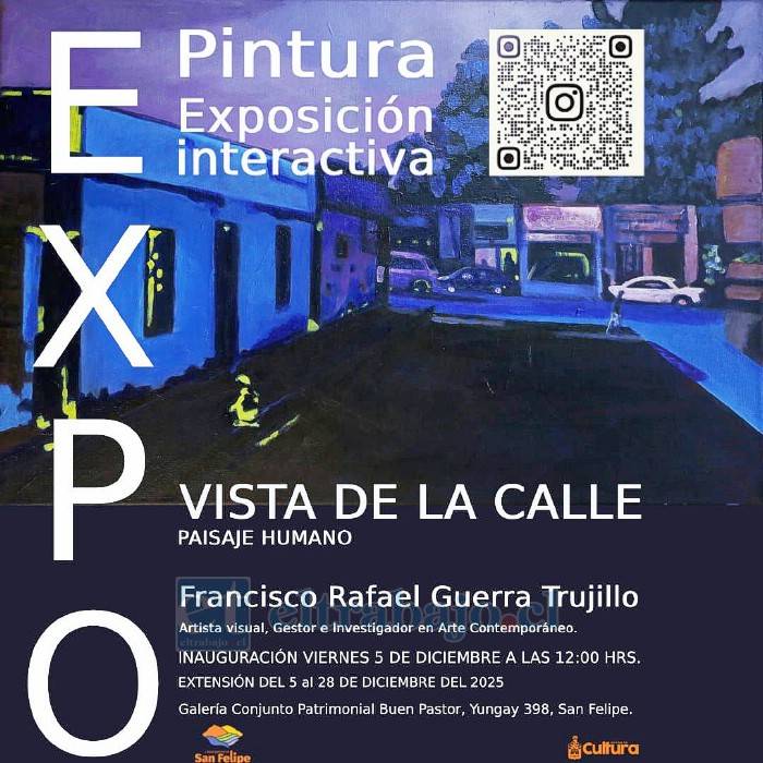 Exposición ‘Vista de la calle / Paisaje humano’ se tomará Sala de Arte del Conjunto Patrimonial Buen Pastor