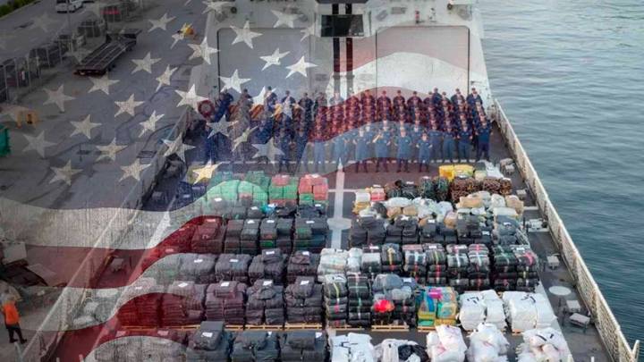 EEUU decomisa 9 toneladas de cocaína: el mayor golpe en el mar en 18 años