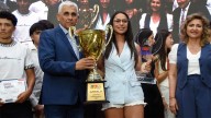 Natalia Vera fue elegida como la mejor deportista del año y se quedó con la Copa Canal 7