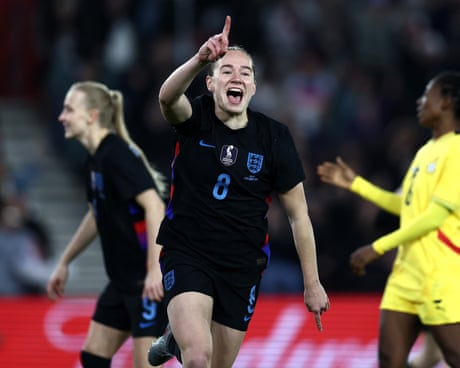England v Ghana: international women’s football friendly