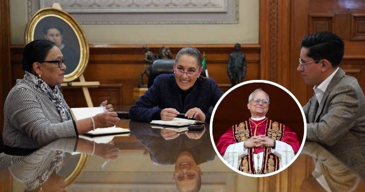 Claudia Sheinbaum invita al papa León XIV a visitar México en llamada por el Día de la Virgen de Guadalupe