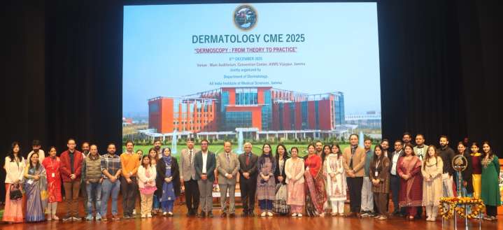 AIIMS Jammu Hosts Its First-Ever Dermatology CME on Dermoscopy: A Landmark Academic Milestone for the Region