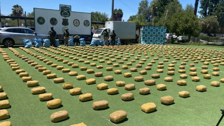 Atacama: 7 imputados en prisión preventiva por trasladar de más de una tonelada de marihuana en un camión