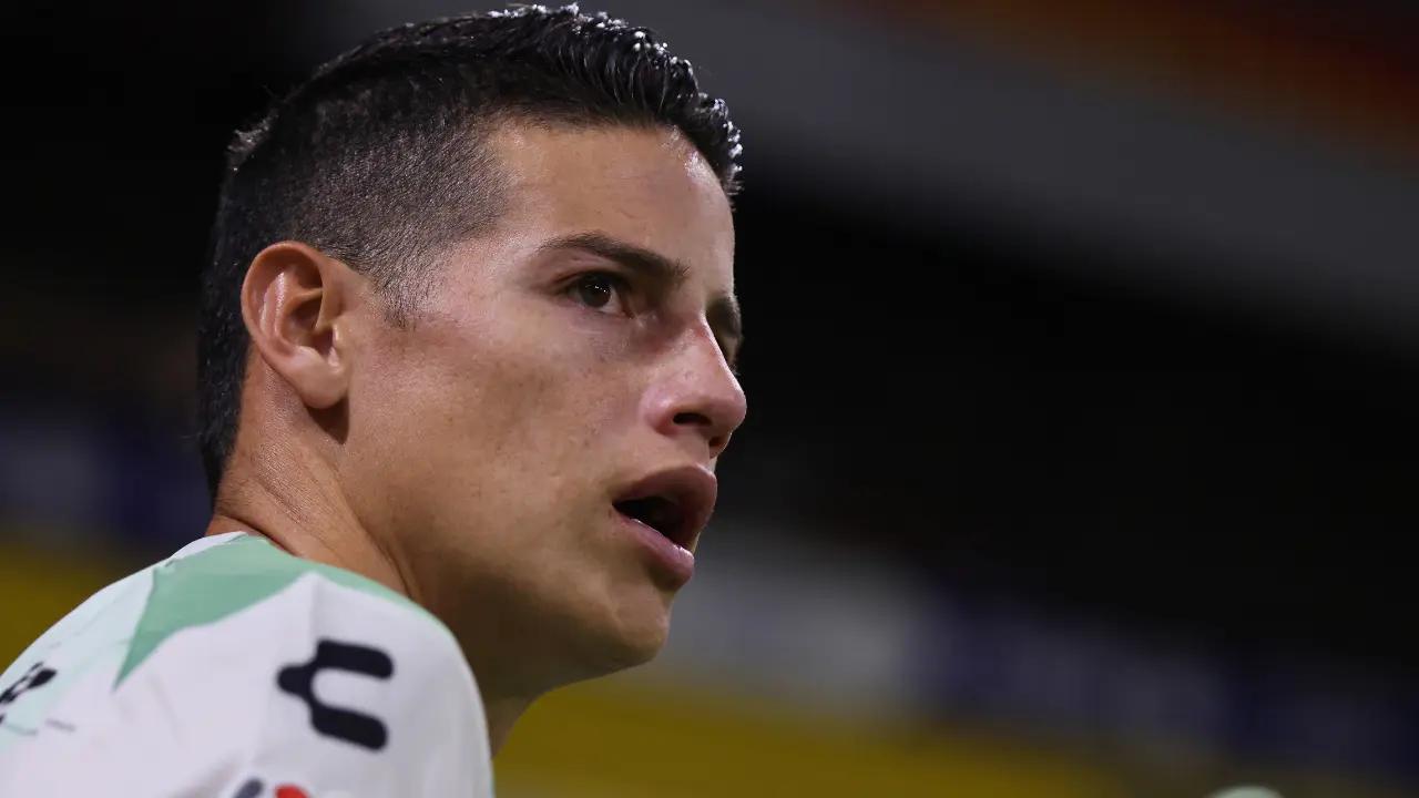 "Yo no he hablado con nadie", la tajante respuesta desde Pumas sobre James Rodríguez