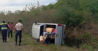 Se durmió al volante y volcó en la Ruta 9/34: una mujer resultó herida