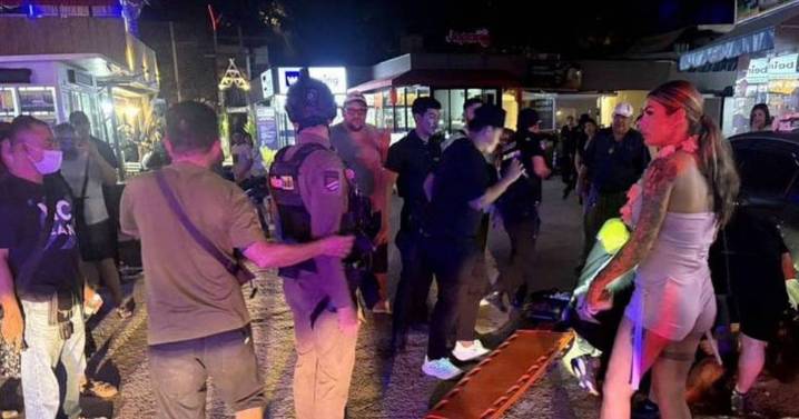 Brit tourist stabbed in horror knife attack at beach club on Thai party island