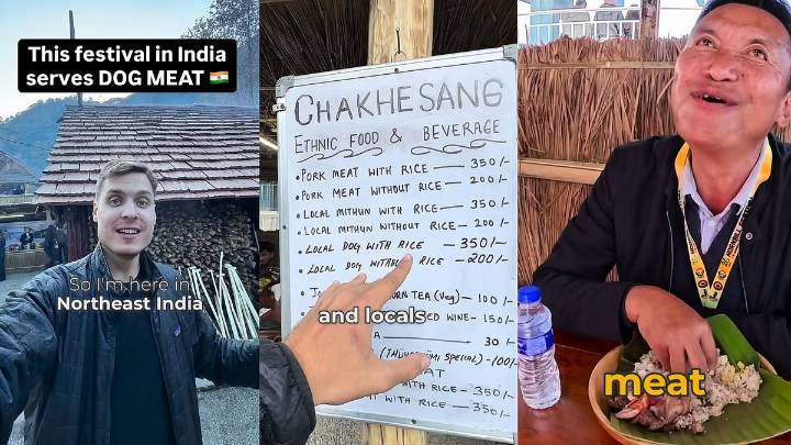 Foreigner Shows Dog Meat Served With Rice At THIS Indian Festival: Here’s How Internet Reacted