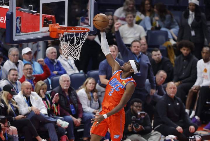Thunder continue to look unstoppable in NBA Cup blowout of Suns