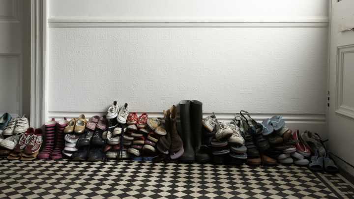 A DIYer Shares Their Solution For Shoe Storage On A Budget