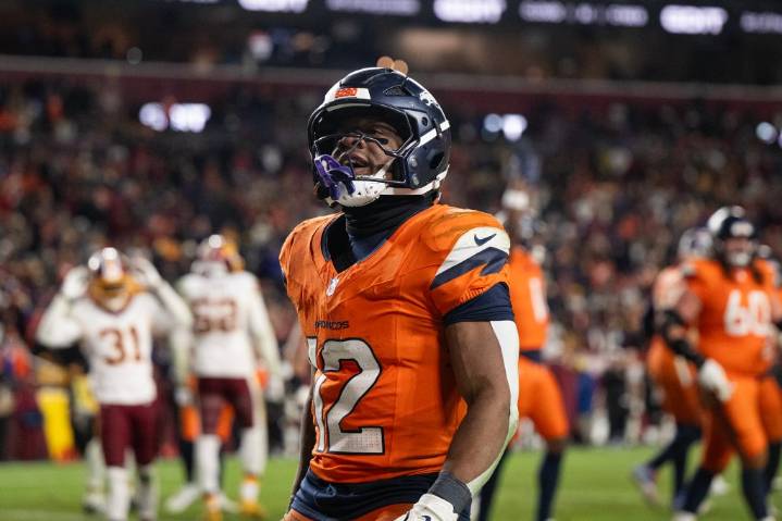 Broncos' Adam Trautman on RJ Harvey: 'He's only going to get better'