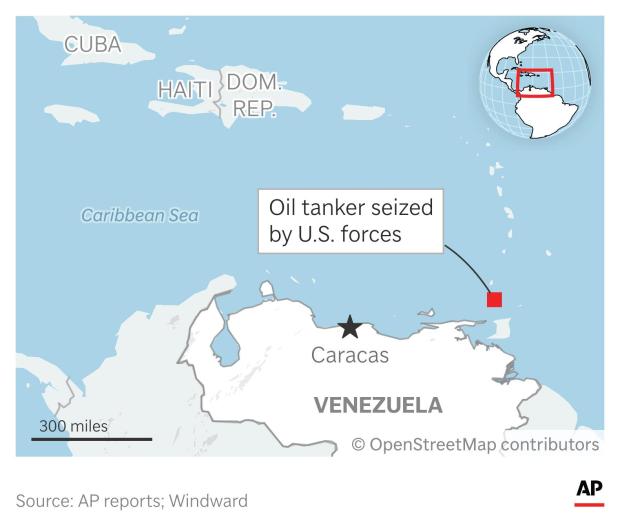 US seizure of rogue oil tanker off Venezuela signals new crackdown on shadow fleet