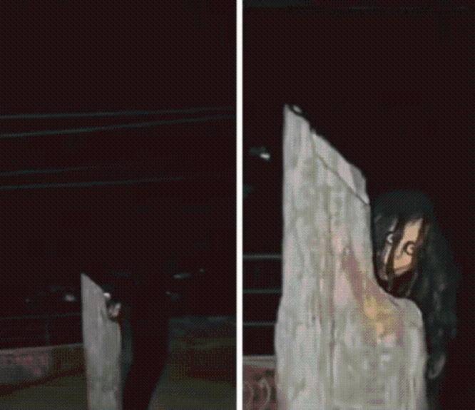 VIDEO: Chavo se anima a retar a “algo” que lo miraba con una sonrisa inquietante